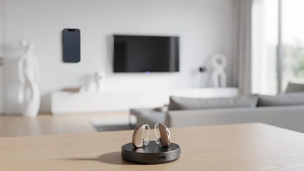 Évolution des appareils auditifs montrant la progression vers la connectivité moderne