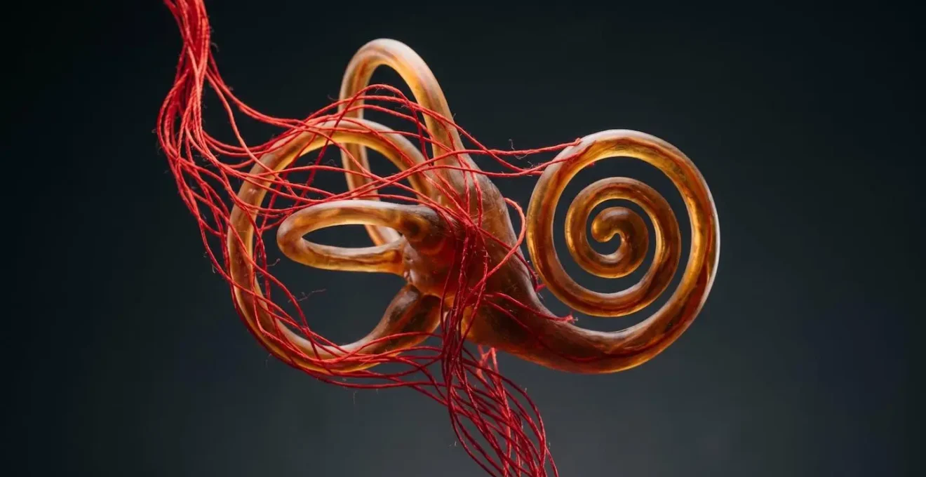 Métaphore visuelle illustrant le lien entre santé cardiovasculaire et audition